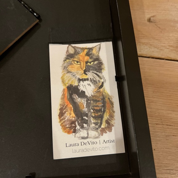 Original Framed Art “Royalty” Custom Cat Painting - Picture 6 of 6